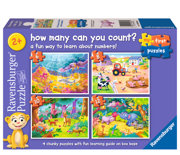 Combien pouvez-vous compter ? Puzzles de 6, 8, 10 et 12 mcx