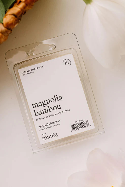 CUBES DE CIRE DE SOYA POUR DIFFUSEUR - Magnolia bambou