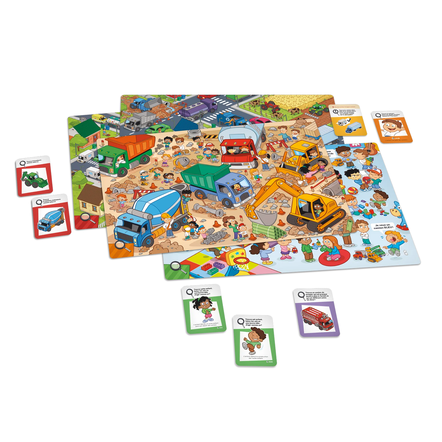 Cherche, trouve et découvre : les camions