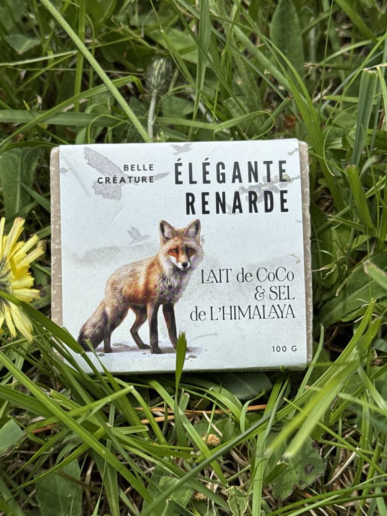 Savon Élégante Renarde - Lait de coco et Sel de l'Hymalaya