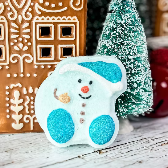 Bonhomme de neige - Bombe de bain de Noël
