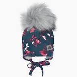 Tuque en coton à oreilles avec doublure polaire Feuilles