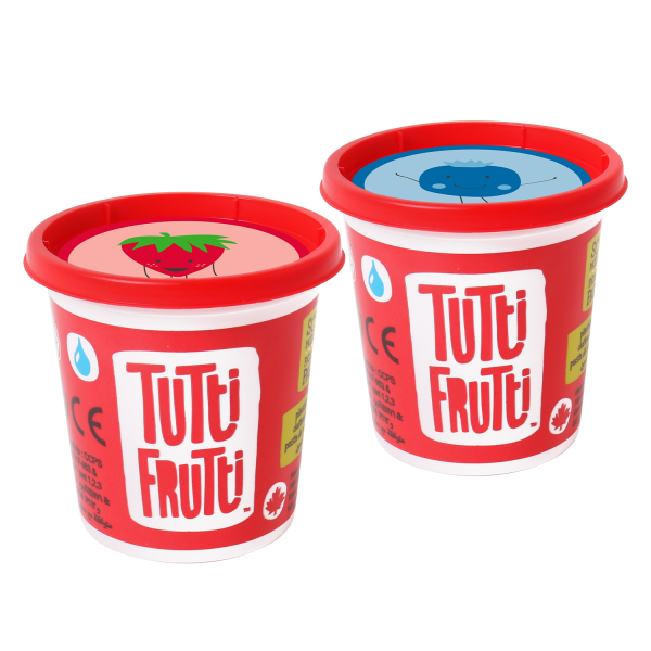 Ensemble 2 pots pâte à modeler - Parfum de fruits