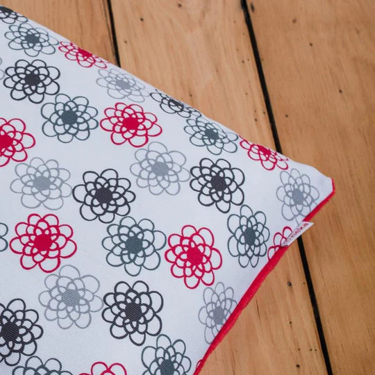 Oreiller pour enfant fleurs contemporaines