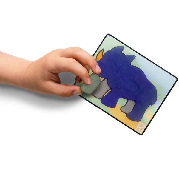 Trio Pâtes à Modeler - Amis dans la savane