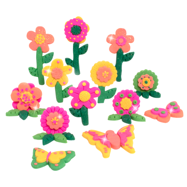 Moules fleurs et papillons