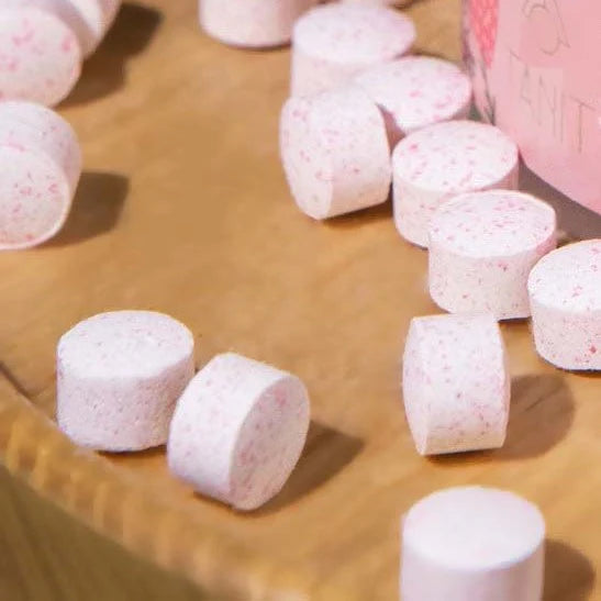 Dentifrice en Pastilles à Croquer Fraise - Recharge 62 pastilles