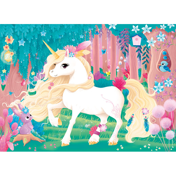 Jolie licorne puzzle 45 mcx