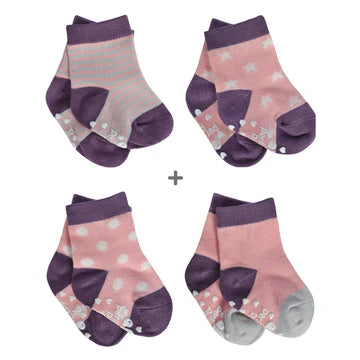Chaussettes pour bébé Rose