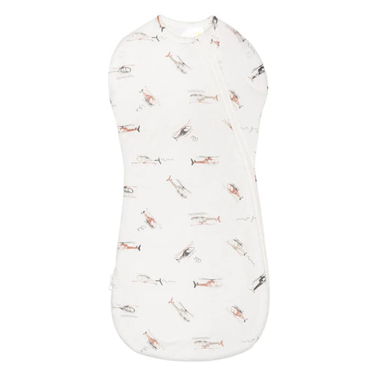 Sac de nuit matelassé en bambou - Hélicoptères (1,0 tog)