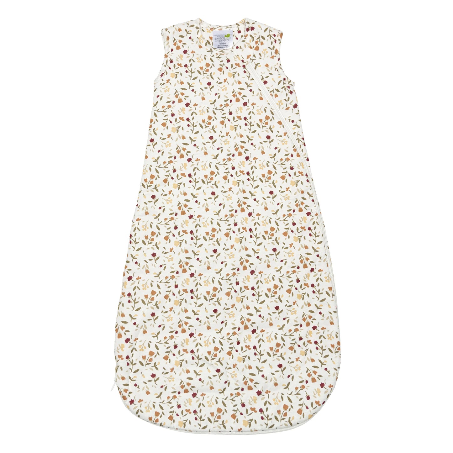 Sac de nuit matelassé en bambou - Floral (1.0 tog)