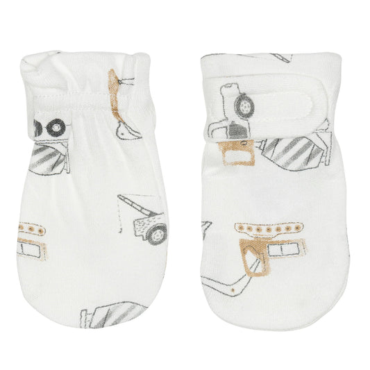 Mitaines anti-rayures en bambou pour nouveau-né - Construction