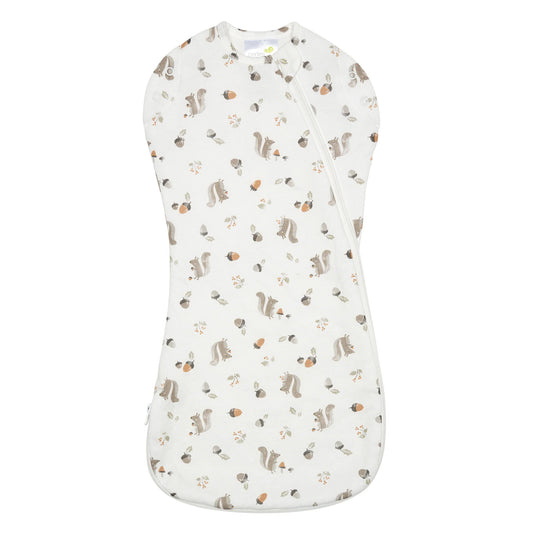 Sac de nuit matelassé en bambou - Écureuil (1.0 tog)