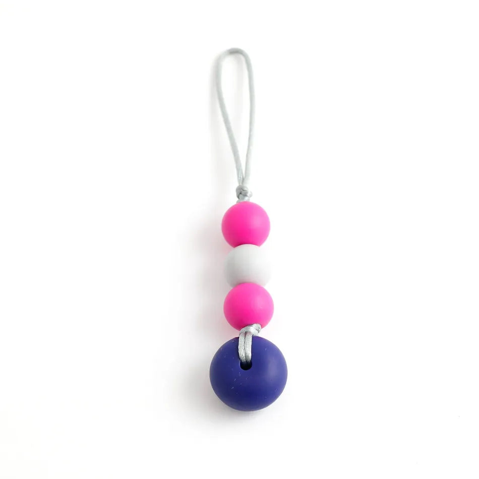Zip-Bulle à mordiller Fuschia