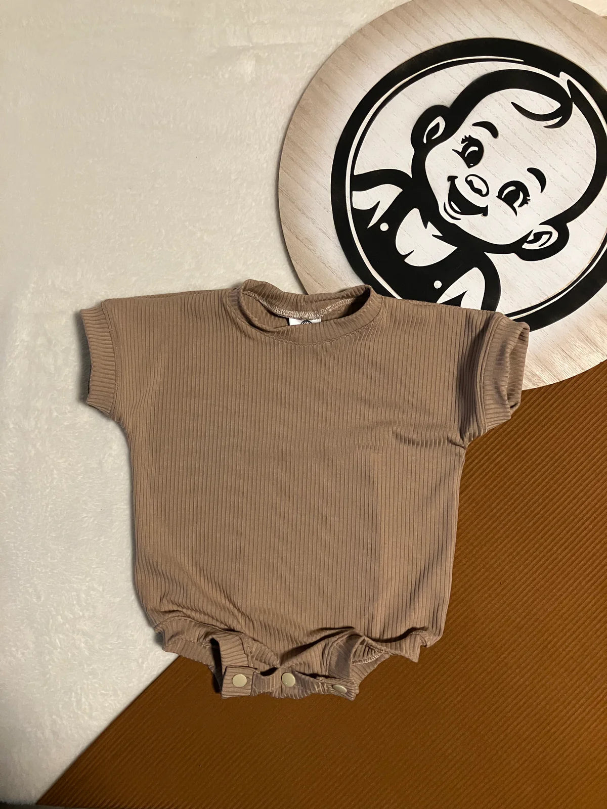 Le Cache-couche Bulle - Texture Côtelée Manches Courtes