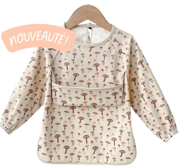 Bavette imperméable à manches longues