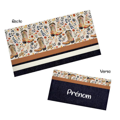 Protège carnet de santé - Cowgirl