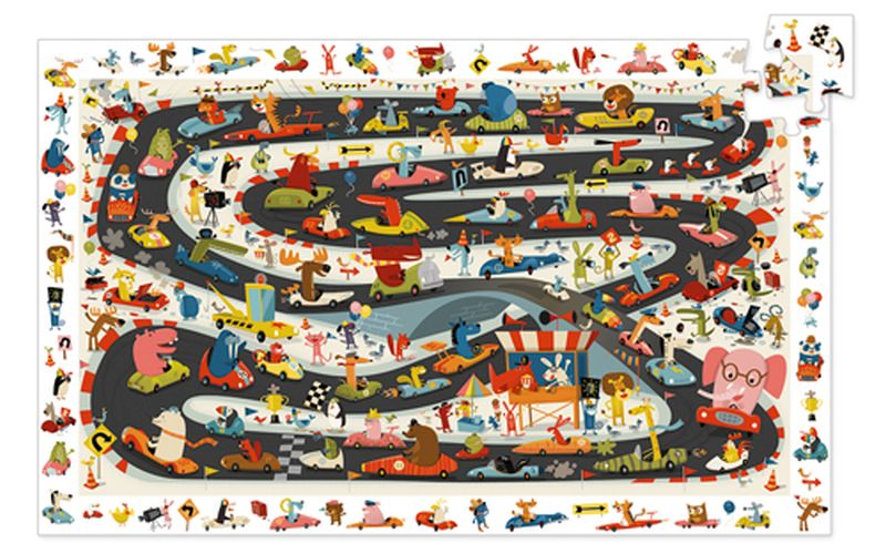 Puzzle observation / Rallye automobile / 54 mcx