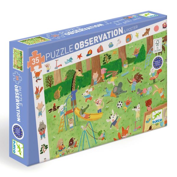 Puzzle observation / Le square des petits amis / 35 mcx