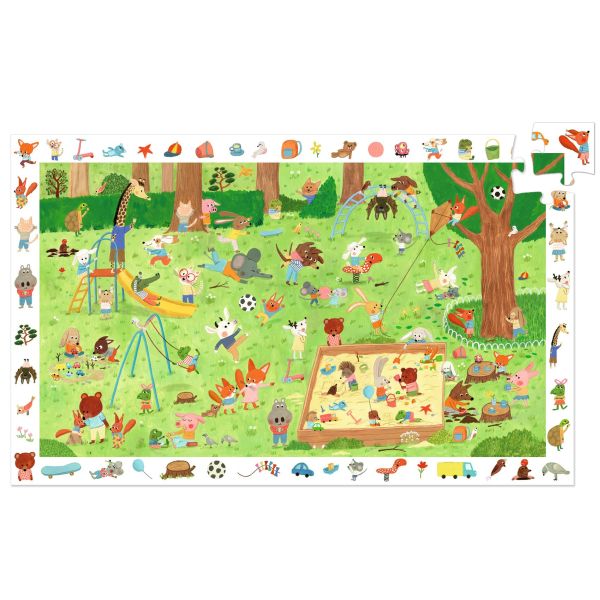 Puzzle observation / Le square des petits amis / 35 mcx