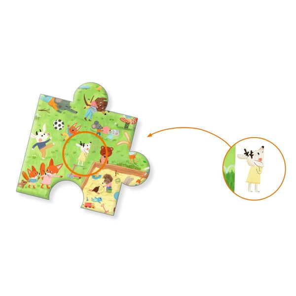 Puzzle observation / Le square des petits amis / 35 mcx