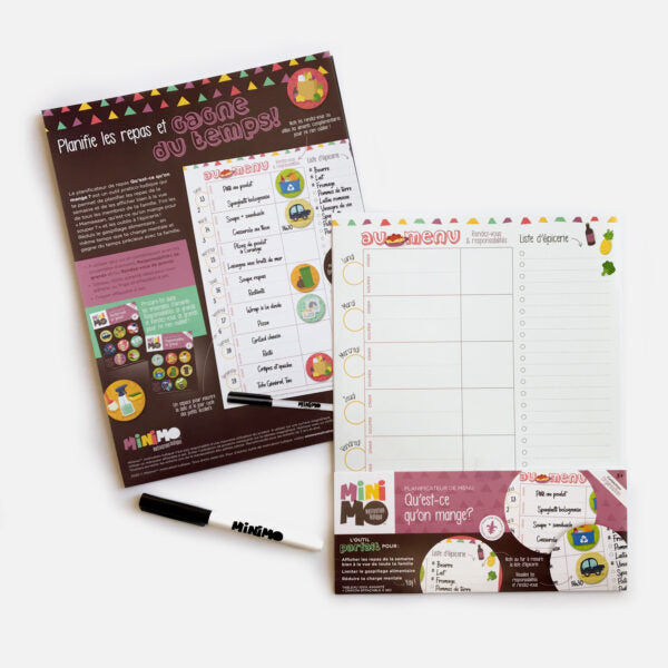 Planificateur de menu qu’est-ce qu’on mange?