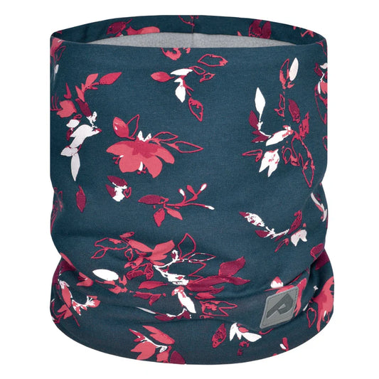 Cache-cou de coton avec doublure polaire Feuilles