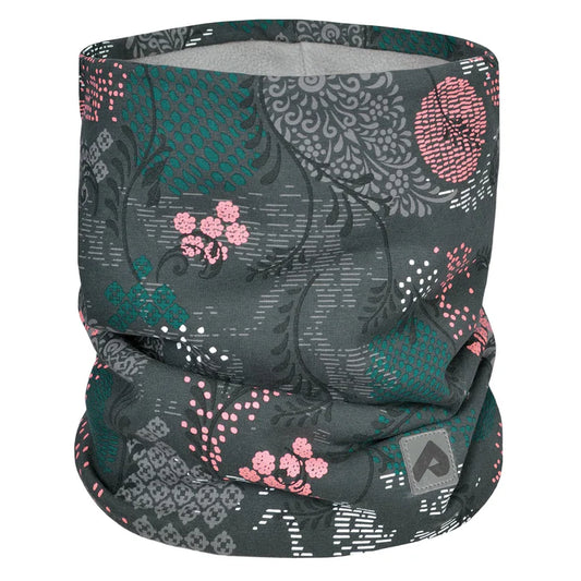 Cache-cou de coton avec doublure polaire Flore