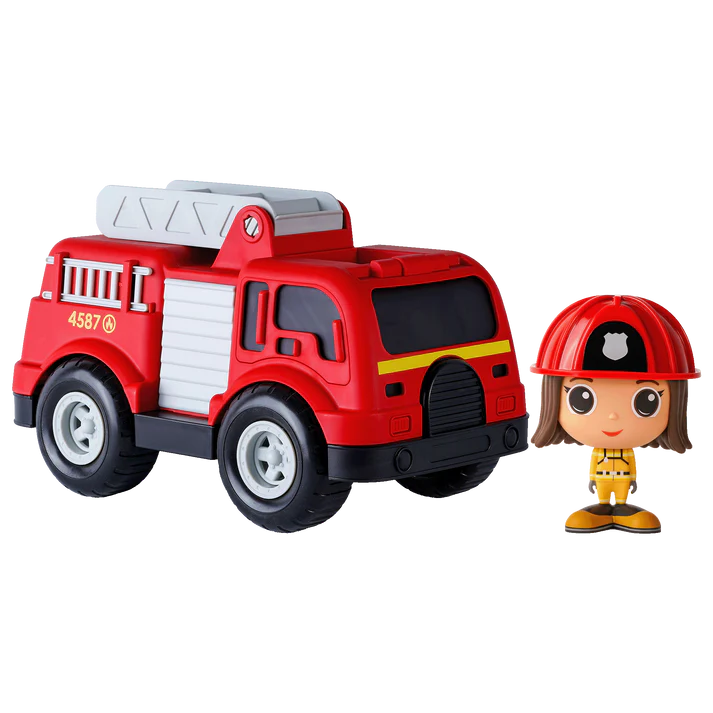 Camion de Pompier avec Figurine