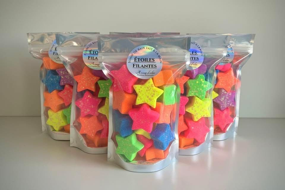 Sac bombes de bain étoiles