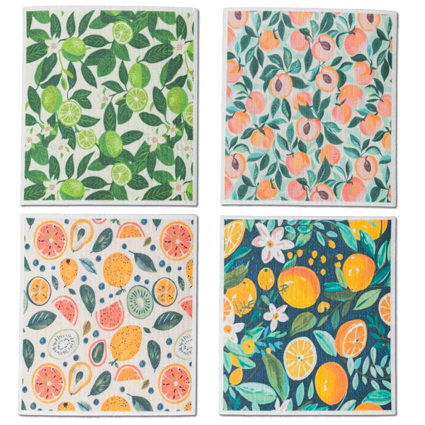 Lot de 4 chiffons éponges