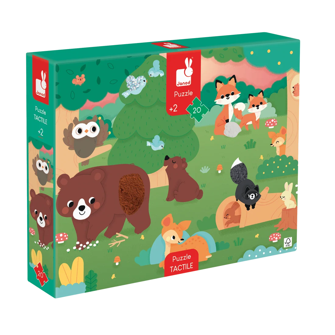 PUZZLE - LA FORÊT TACTILE