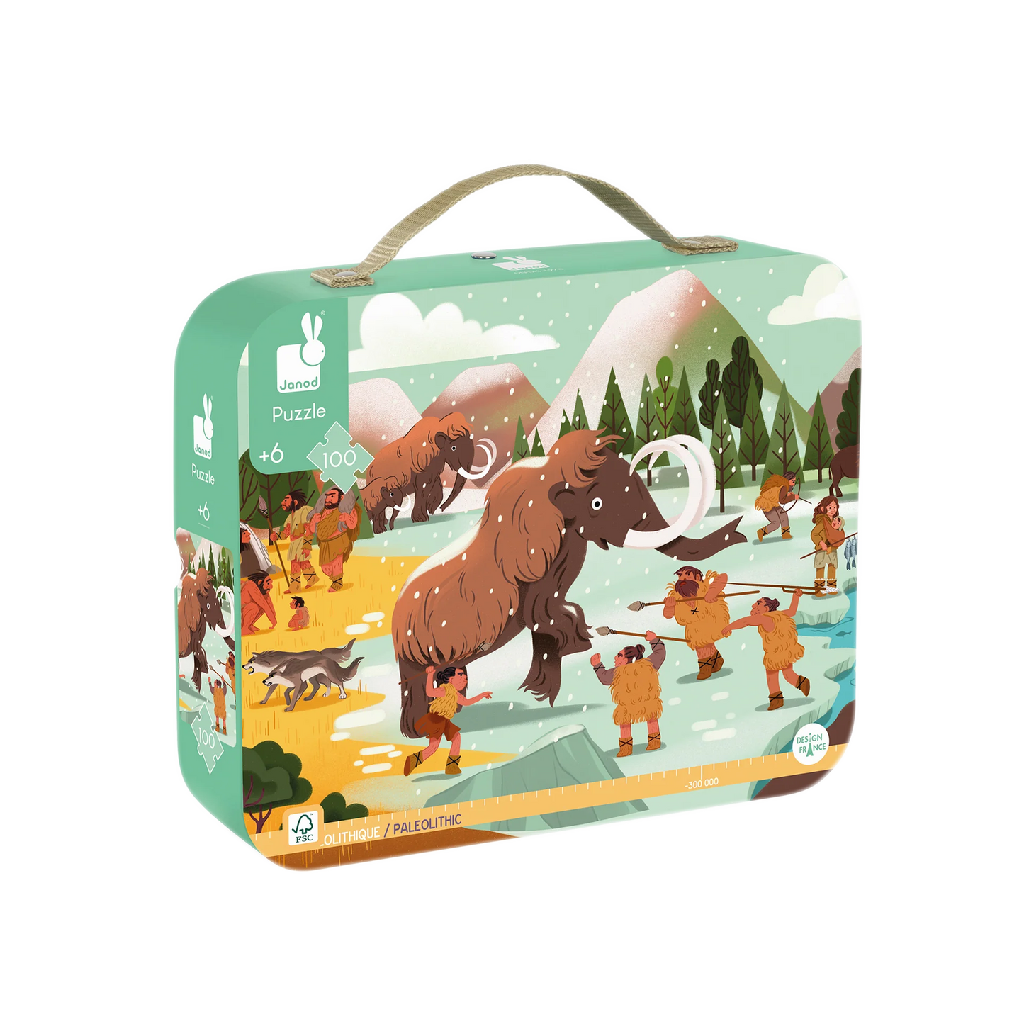 Frise préhistorique puzzle 100 mcx