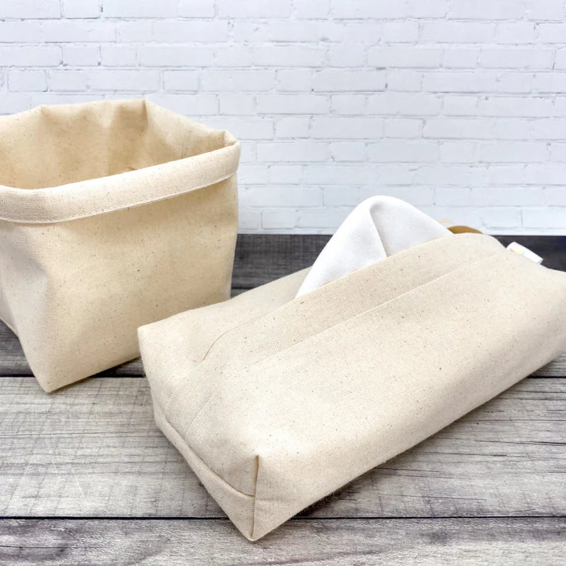 Ensemble de mouchoirs lavables - Coton naturel