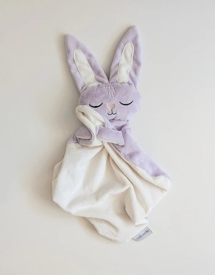 Doudou Lapine - Marguerite lilas endormie