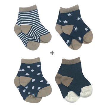 Chaussettes pour bébé Marine