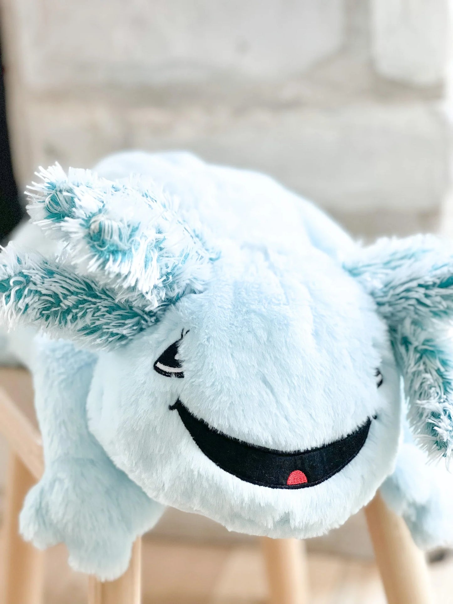 Peluche lestée Axoli l'axolotl
