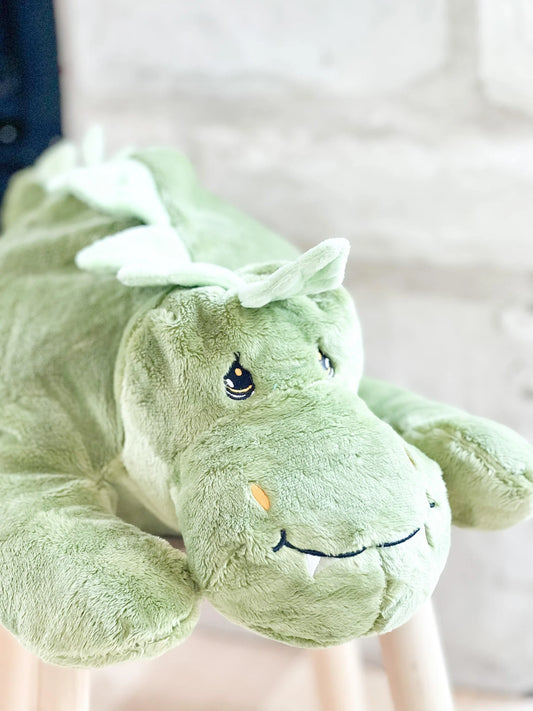 Peluche lestée dino le dinosaure