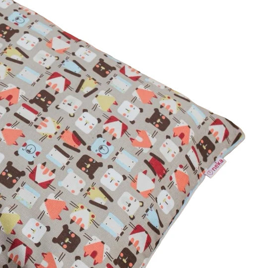 Housse oreiller pour enfant moustache