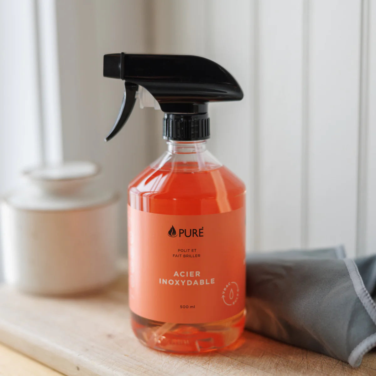 Nettoyant Acier Inoxydable Et Linge