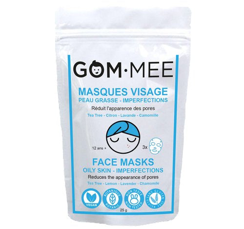 Masques Compressés Visage Adolescent 12 ans + (peau grasse) 25g
