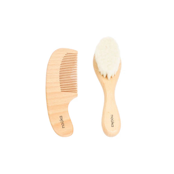 Ensemble brosse et peigne
