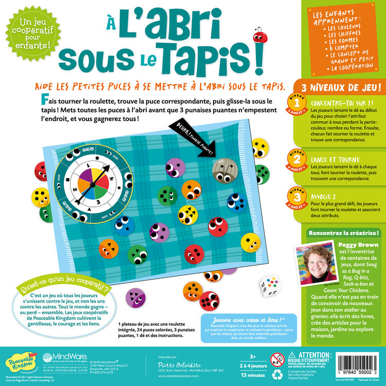 À l'abri sous le tapis!