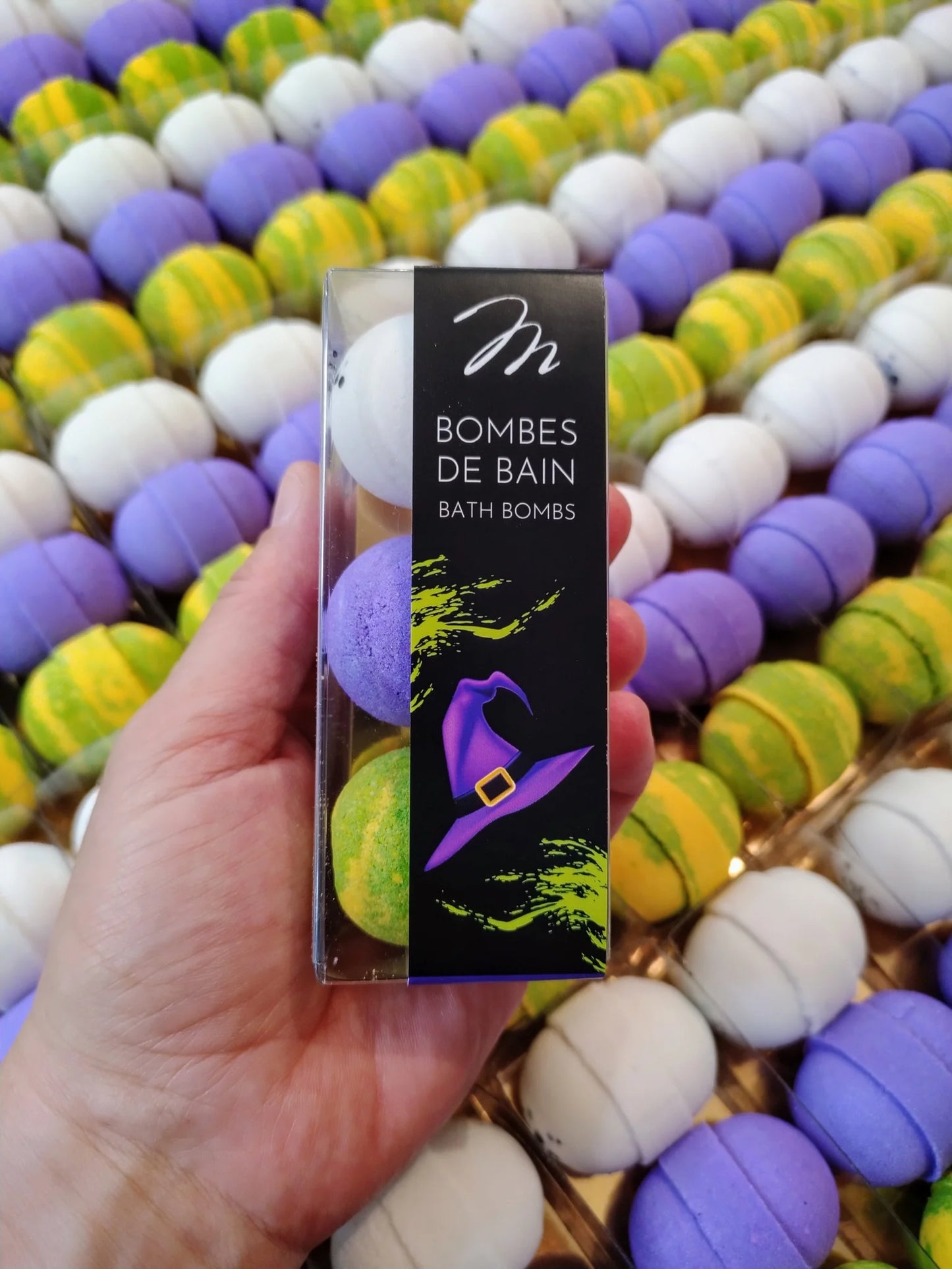 Bombe de bain Halloween paquet de 3