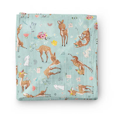 Mousseline de bambou - Forêt de faons