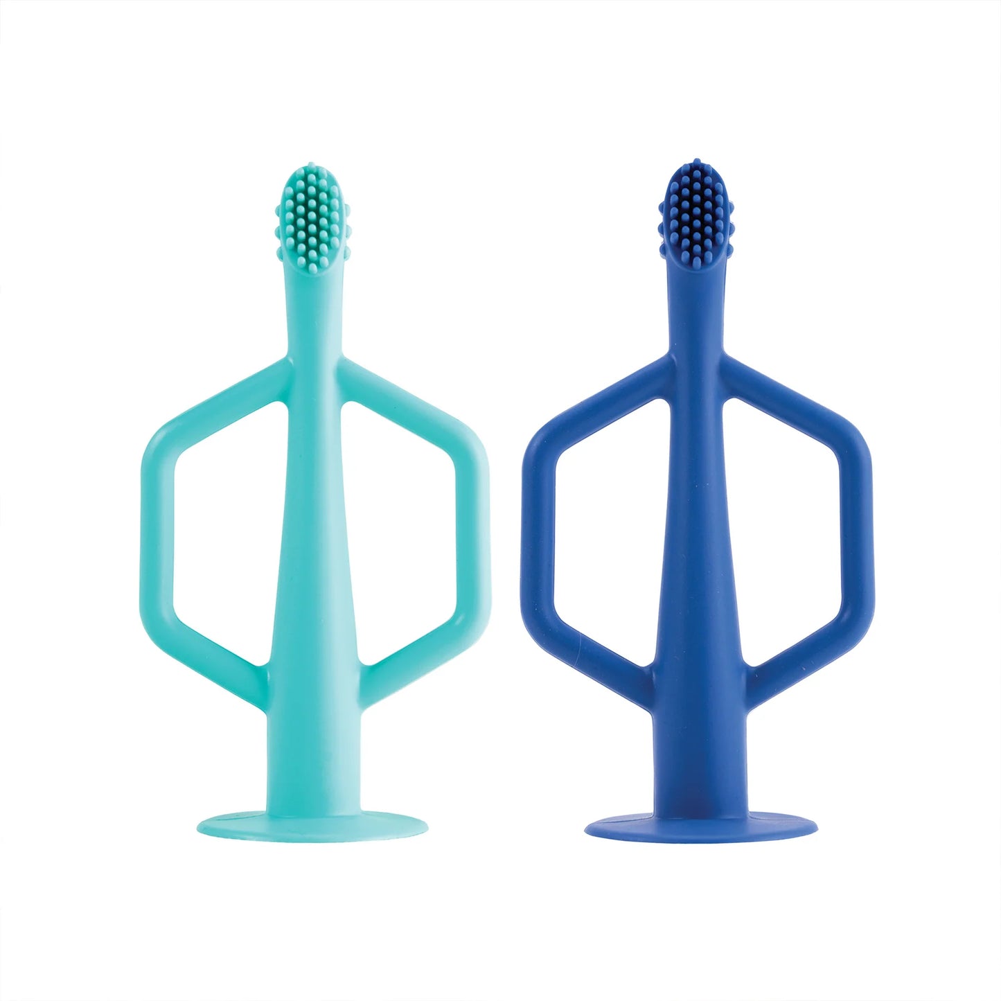 Brosse à dents d'entraînement en silicone (paquet de 2)