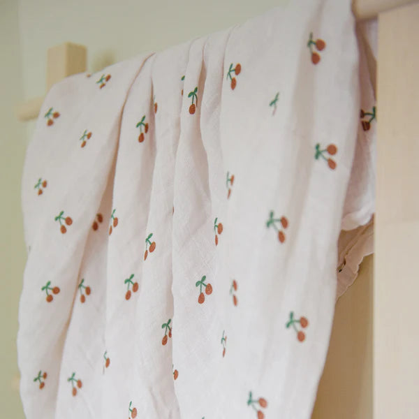 Couverture de mousseline Cerise