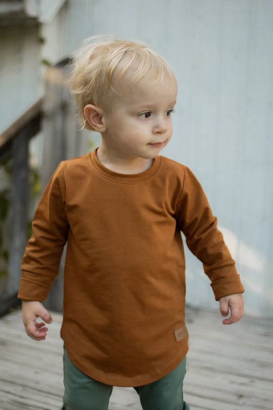 Chandail évolutif caramel