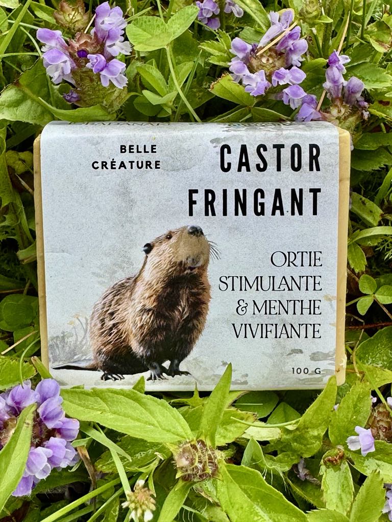 Savon Castor Fringant - genévrier et menthe verte