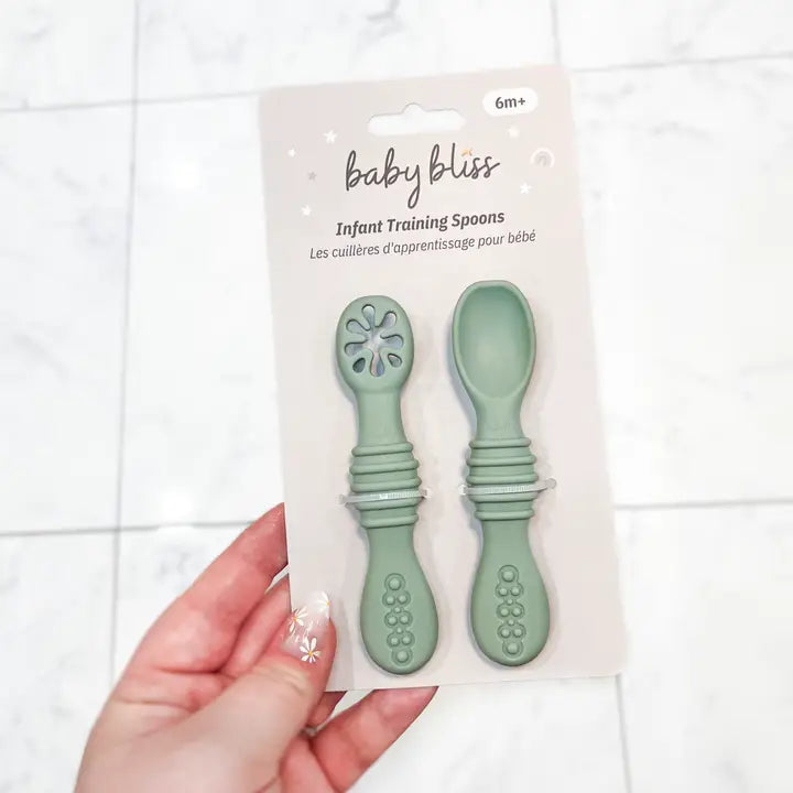 Cuillères d'entraînement pour nourrissons pour l'auto-alimentation